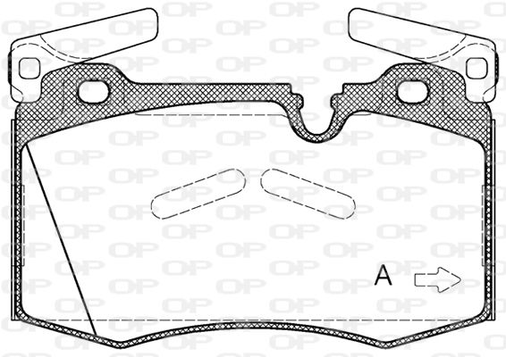 OPEN PARTS Jarrupala, levyjarru BPA1374.00